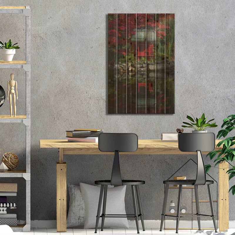 In The Light Print On Wood by Louis Ruth - Multi-Color