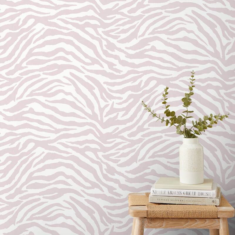 Fine Decor Shoshana Pink Modern Zebra Wallpaper