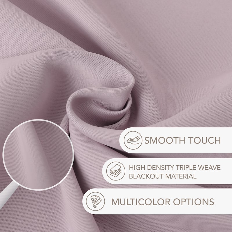 Deconovo Thermal Insulated Blackout 84-inch Curtain (2 Panel) - 52 x 84