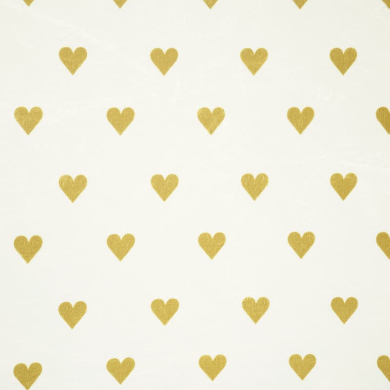 Lush Decor Boho Metallic Hearts Allover Hearts Soft & Plush Changing Pad Cover - 32" x 16"
