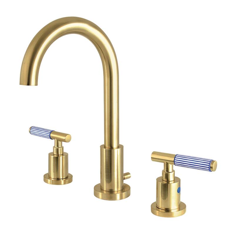 Kingston Brass FSC8923KPS Synchronous 1.2 GPM Widespread Bathroom - Brushed Brass - Brushed Brass