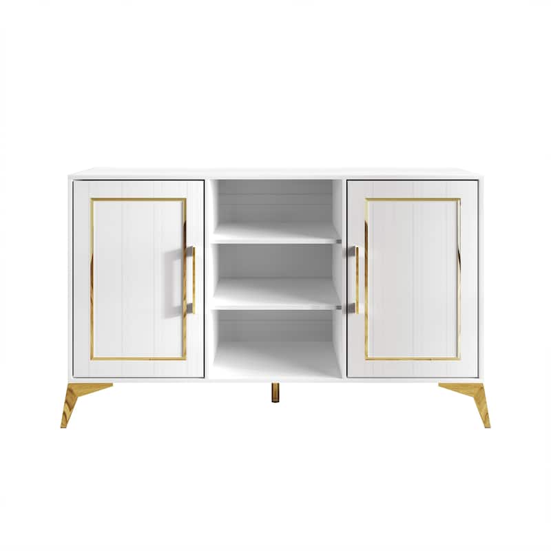 CraftPorch Contemporary Sideboard Cabinet - White