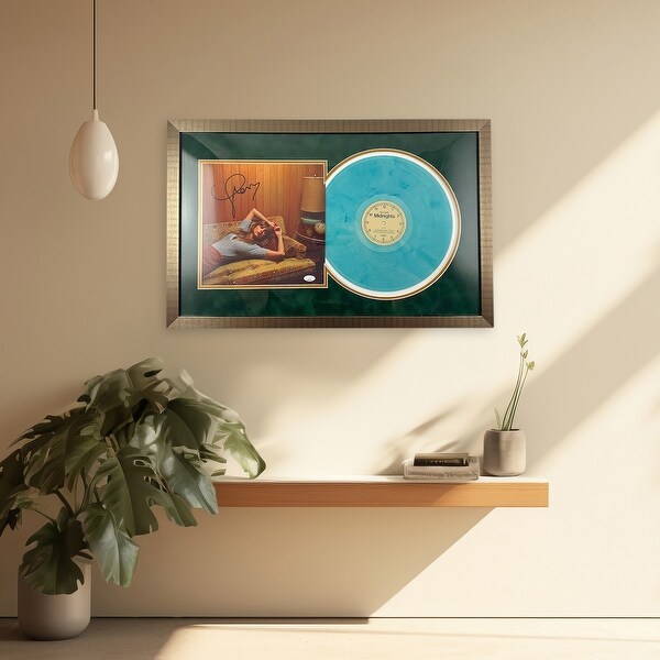 Taylor Swift Signed Framed 'Midnights' Vinyl Album Display - 18