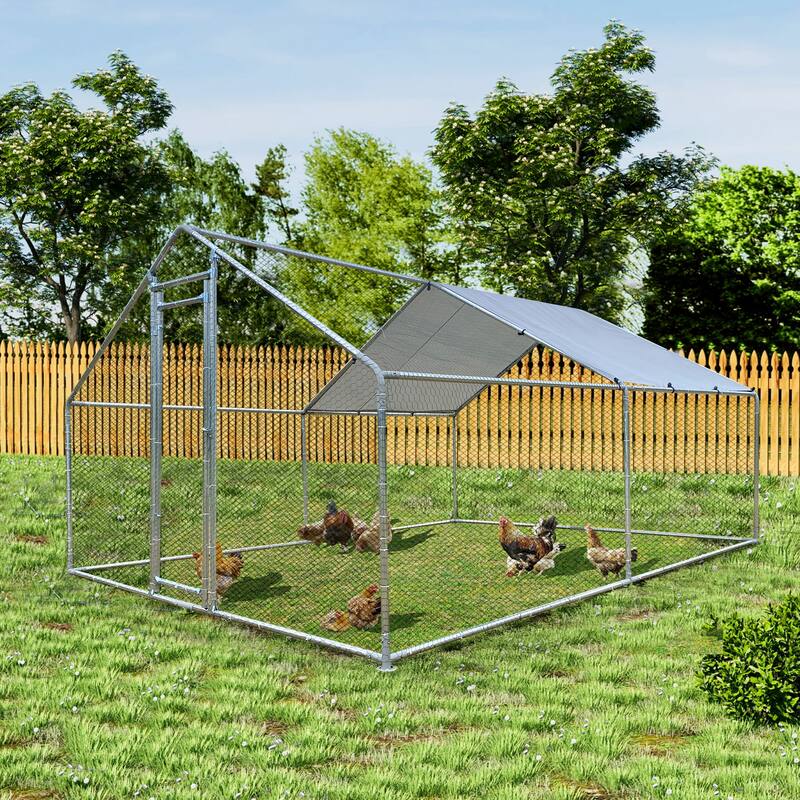 Metal Chicken Run Walk-in Poultry Cage with Waterproof