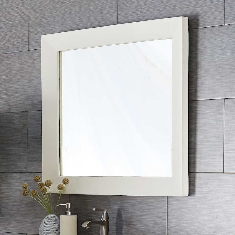 Portola Large Rectangle Concrete Mirror