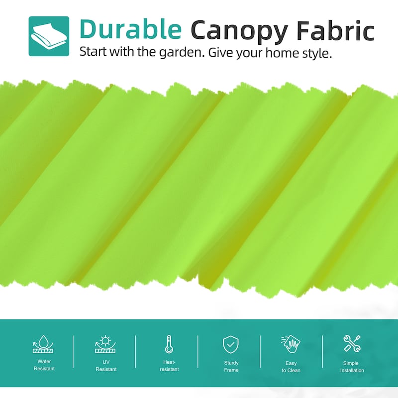 Futzca 9FT Outdoor Hanging Offset Patio Umbrella