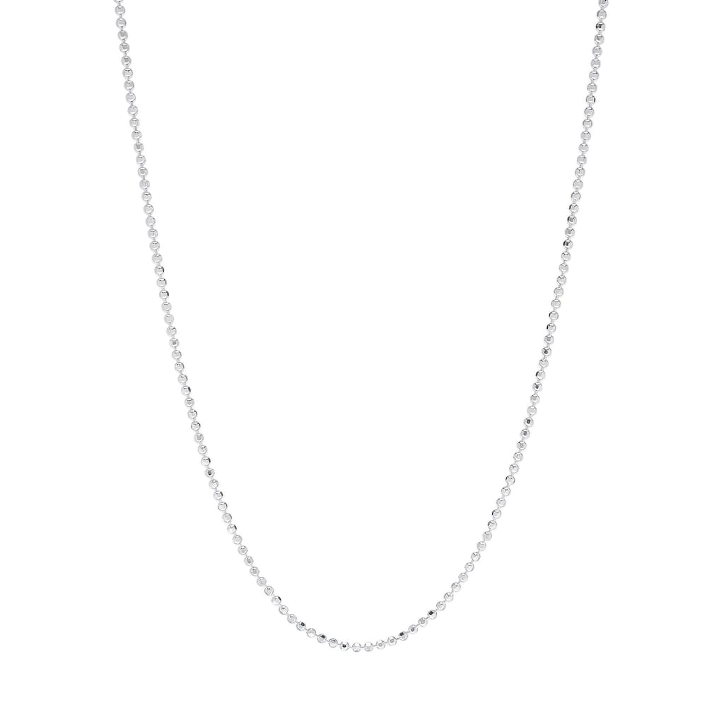 Victoria Townsend .925 Sterling Silver 1.1mm BEAD Diamond Cut Necklace in 30 inches