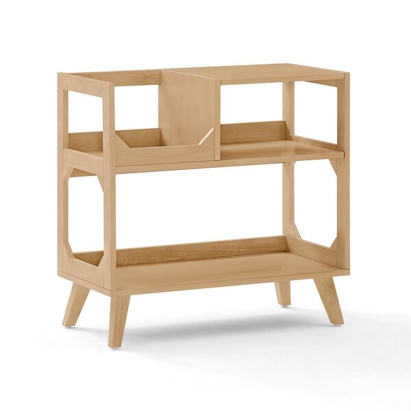 Crosley Asheville Medium Record Player Stand With Vinyl Storage