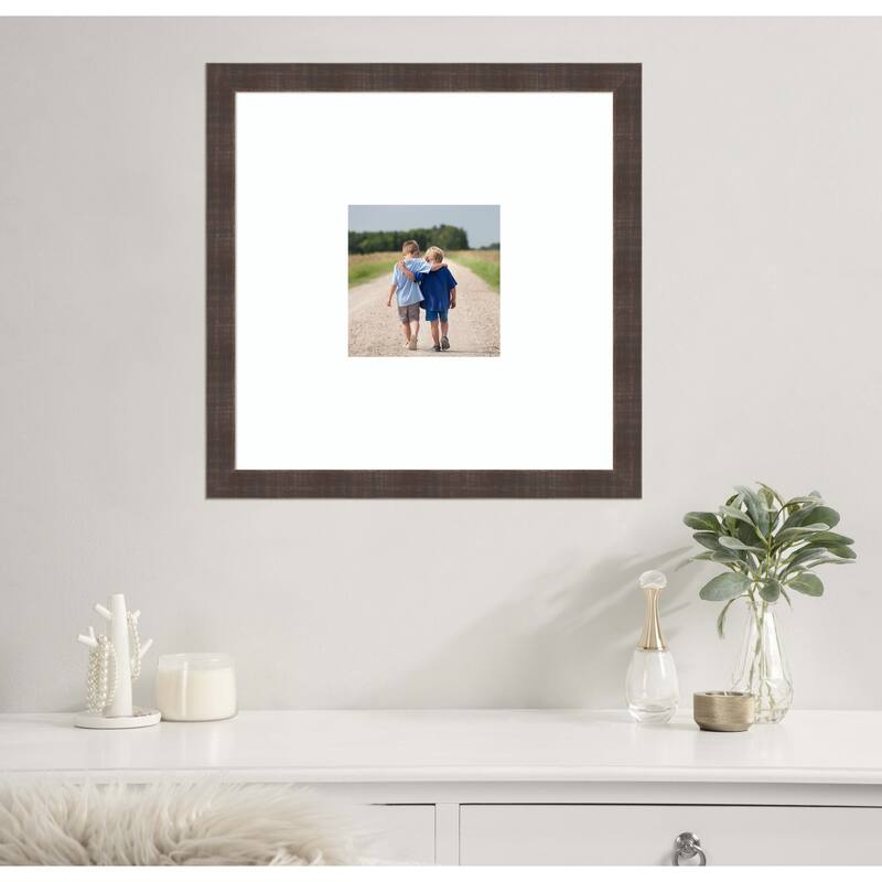 Whiskey Brown Rustic Framed Picture Frame, Photo Frame