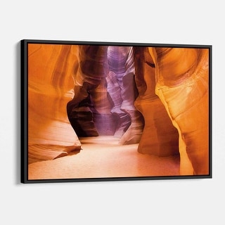 View of Brown Antelope Canyon Wall Art Canvas 9295 - Bed Bath & Beyond - 39913329