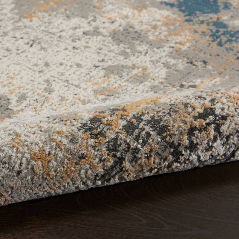 Nourison Rustic Textures Transitional Abstract Area Rug