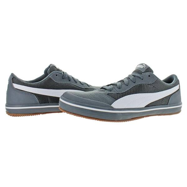 Shop Puma Mens Astro Sala Casual Shoes Faux Leather Low Top
