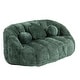 preview thumbnail 16 of 93, Chenille Bean Bag Loveseat Sofa High Back for Adults and Kids Indoor & Outdoor