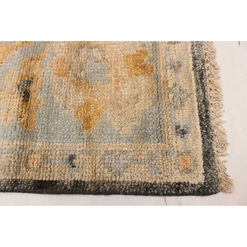 ECARPETGALLERY Hand-knotted Jules Serapi Dark Grey Wool Rug - 8'0 x 9'11