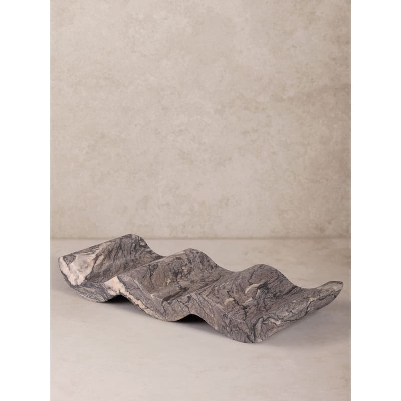 Georgia Brown Onyx Wine Bottle Holder - Large - Large