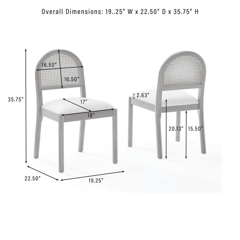 Crosley Kennedy 7-Piece Dining Table Set For 6