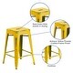 preview thumbnail 62 of 64, Backless Distressed Metal Indoor/Outdoor Counter Height Stool