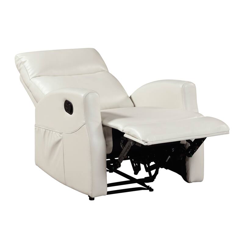 Centralia 29" Faux Leather Manual Recliner, Armrest with Pocket