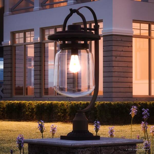 Shop Luxury Industial Outdoor Post Pier Light 26 5 H X 11 W With