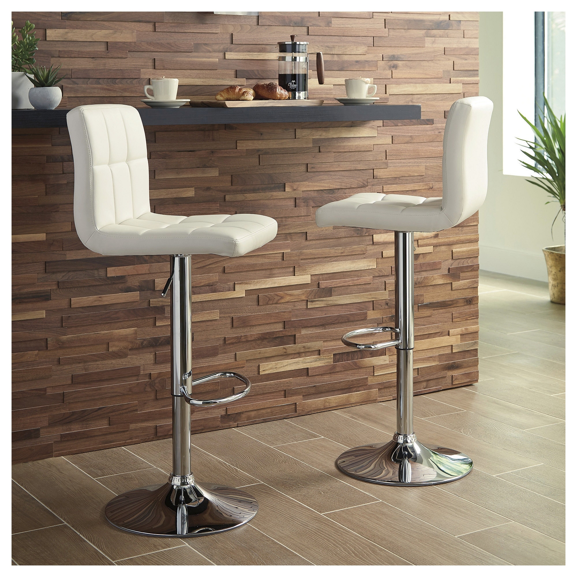 Bellatier Adjustable Height Bar Stool (Set of 2)