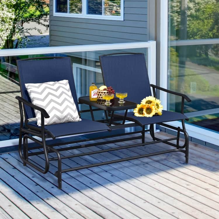Comfortable 2-Person Loveseat for Patio and Garden - 57" x 28" x 38" (L x W x H)