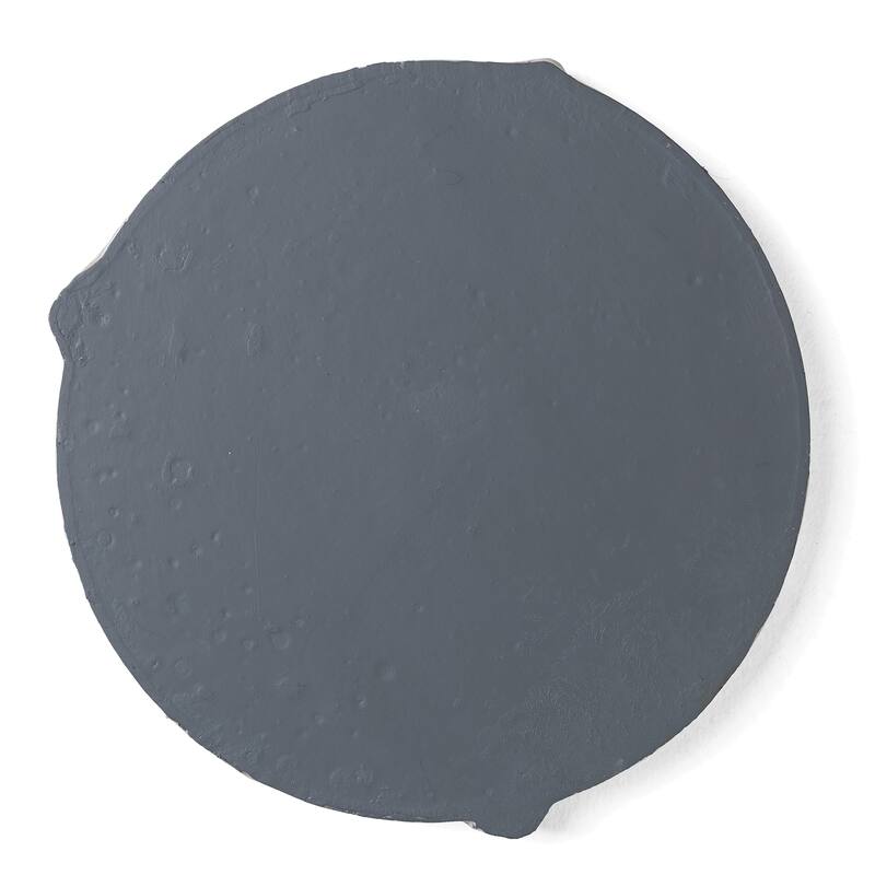 Glitzhome 6-Piece Cement Blue and Purple Hydrangea Textured Stepping Stones - 10 in