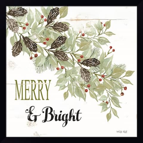 Cindy Jacobs 'Merry & Bright' Framed Art