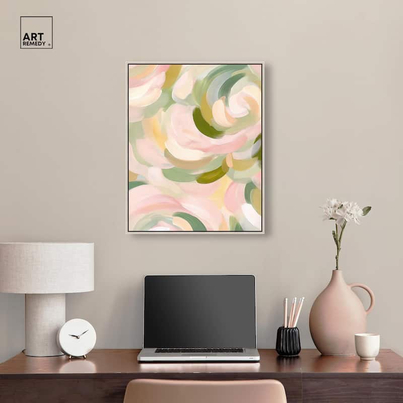 Brushstroke I Canvas by Art Remedy