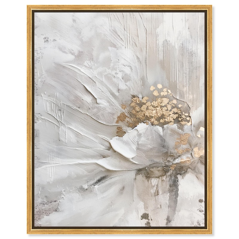 Lunar Heart (II) Canvas by Art Remedy - 24" x 30" - Gold