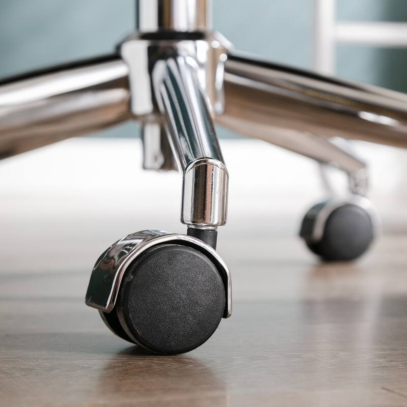 Modern Faux fur home office chair, fluffy chair for girls, makeup vanity Chair with Gold Plating Base