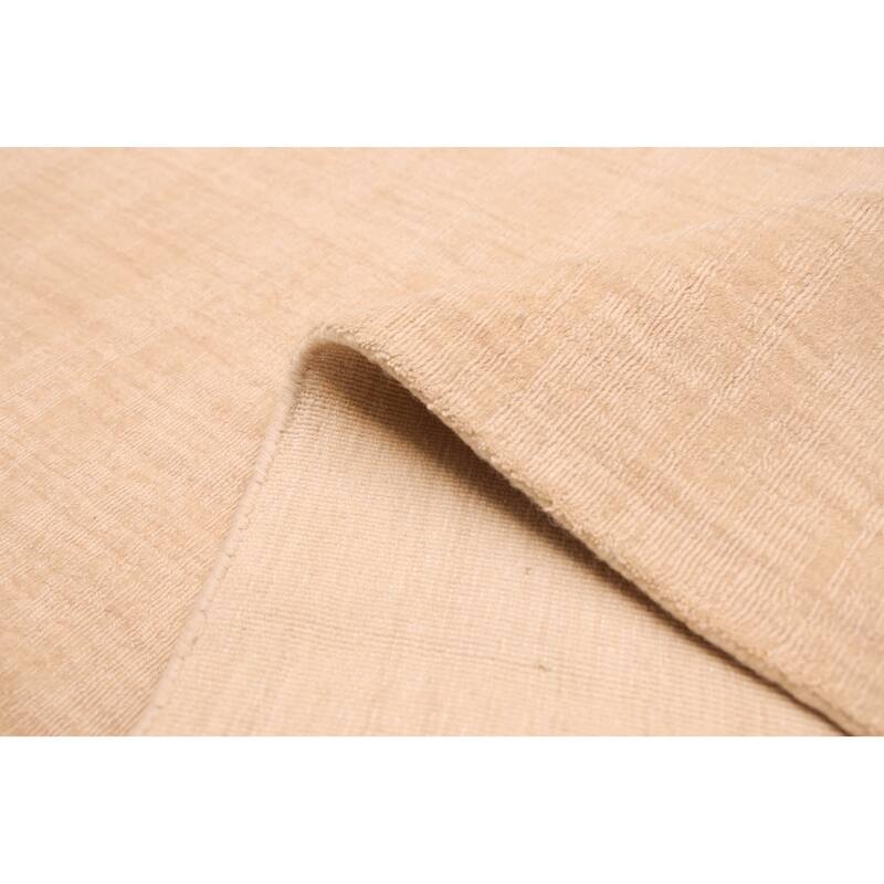 ECARPETGALLERY Hand Loomed Kashkuli Gabbeh Ivory Wool Rug - 7'11 x 11'3