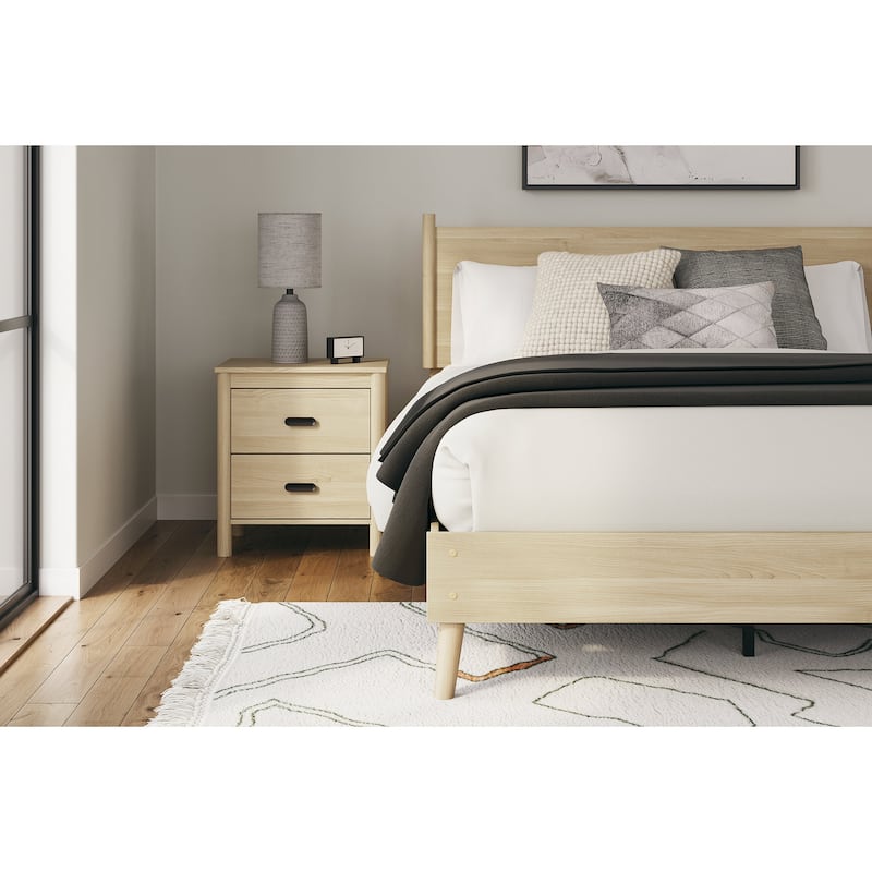 Signature Design by Ashley Cabinella Light Brown Panel Headboard - Queen