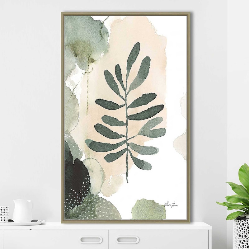 "Sage Bliss III" Print on Floating Canvas