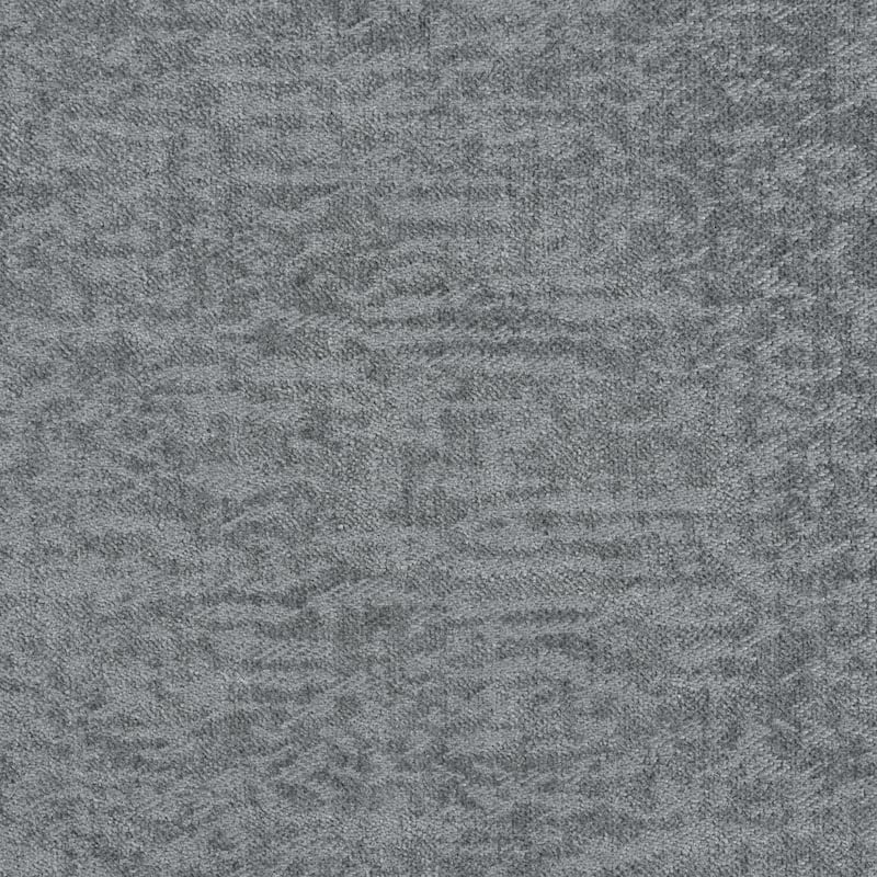 U-Shaped Chenille Sofa, Gray, Polyester, for Living & Office Spaces