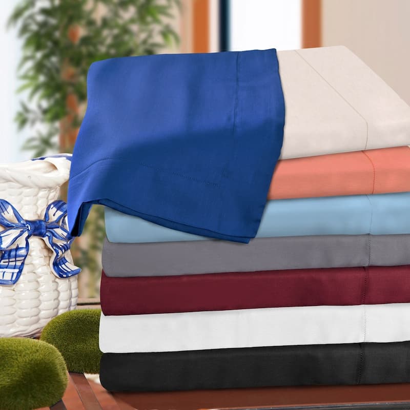 Superior Modal 300-Thread Count Solid Duvet Cover Set