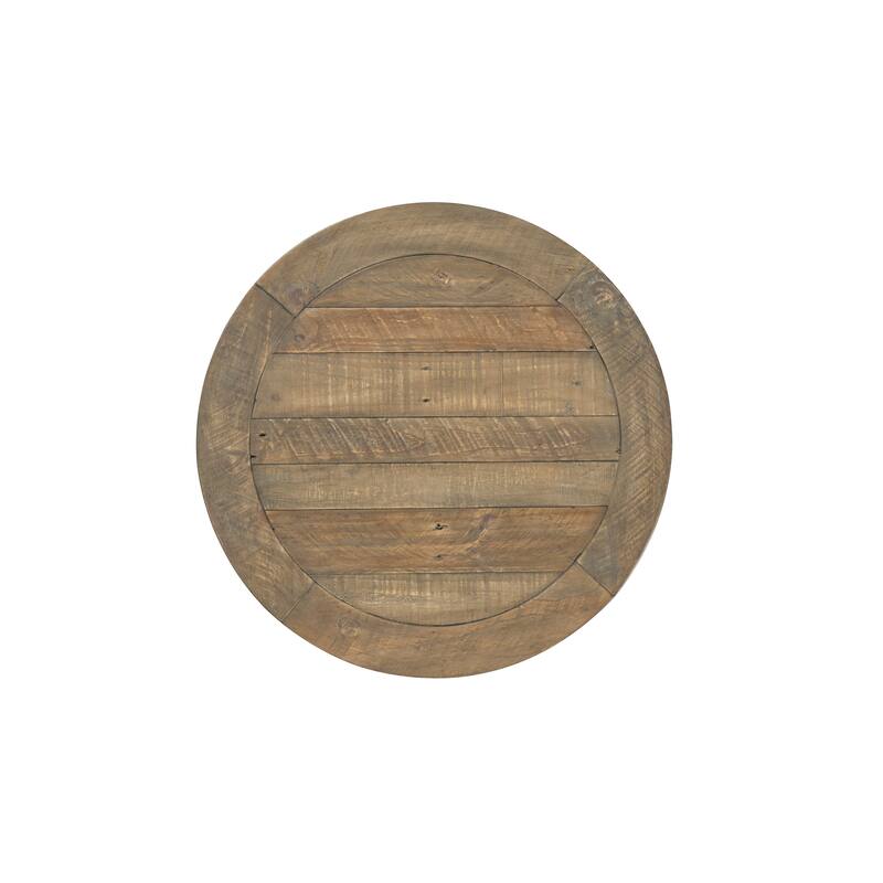 Napa 26" Wide Solid Wood Round End Table