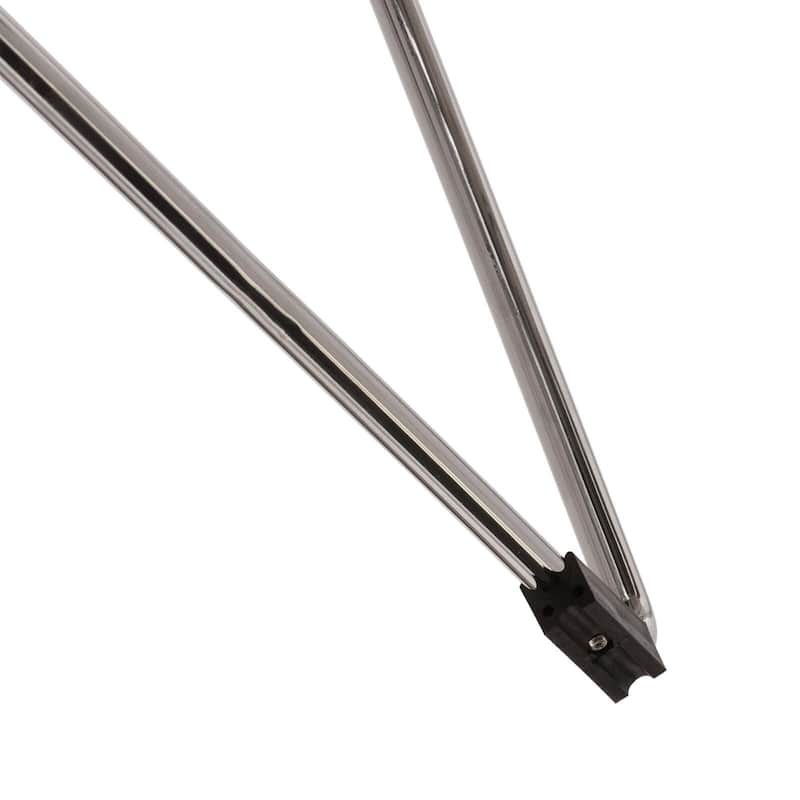 LeisureMod Lima Modern Acrylic Dining Chair with Chrome Base Set of 4