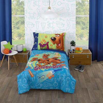 Warner Bros. Scooby Doo - Scooby Dooby Doo 4 Piece Toddler Bed Set