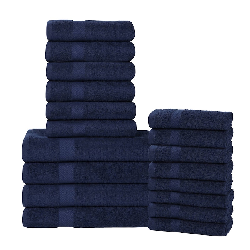 Superior Franklin Cotton Lightweight 18-Piece Assorted Towel Set