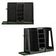 preview thumbnail 9 of 8, Golf Bag Storage Organizer for Garage, Premium Wooden 2 Golf Bags Rack with Drawer, Easy Assemble Golf Club Stand/Holder