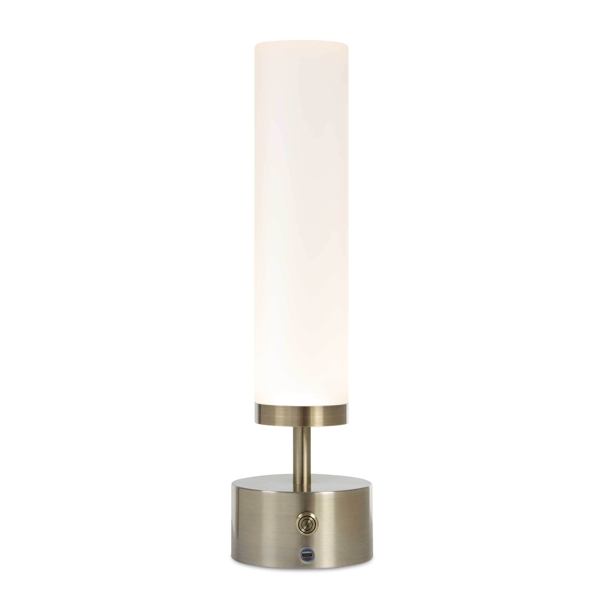 Uttermost Auden Rechargeable LED Accent Lamp - 5"D x 5"W x 17"H