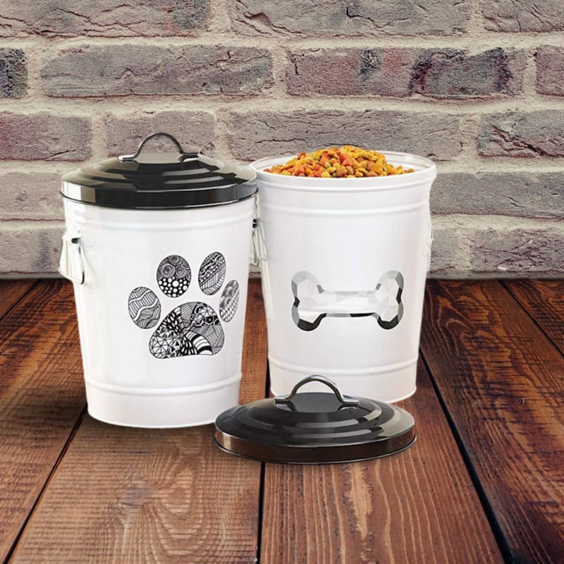 Amici Pet Food Zentangle Safe Storage Canister