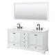 Option White / Giotto Quartz Top / Matte Black Hardware
