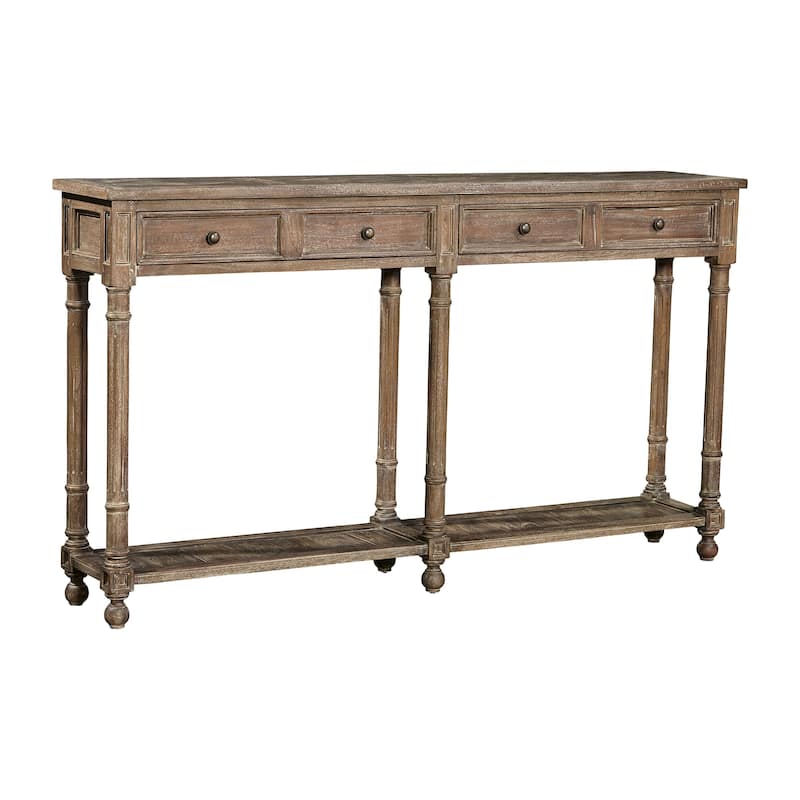 Newcastle 57-inch Narrow Mahogany Console Table
