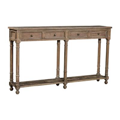 Newcastle 57-inch Narrow Mahogany Console Table