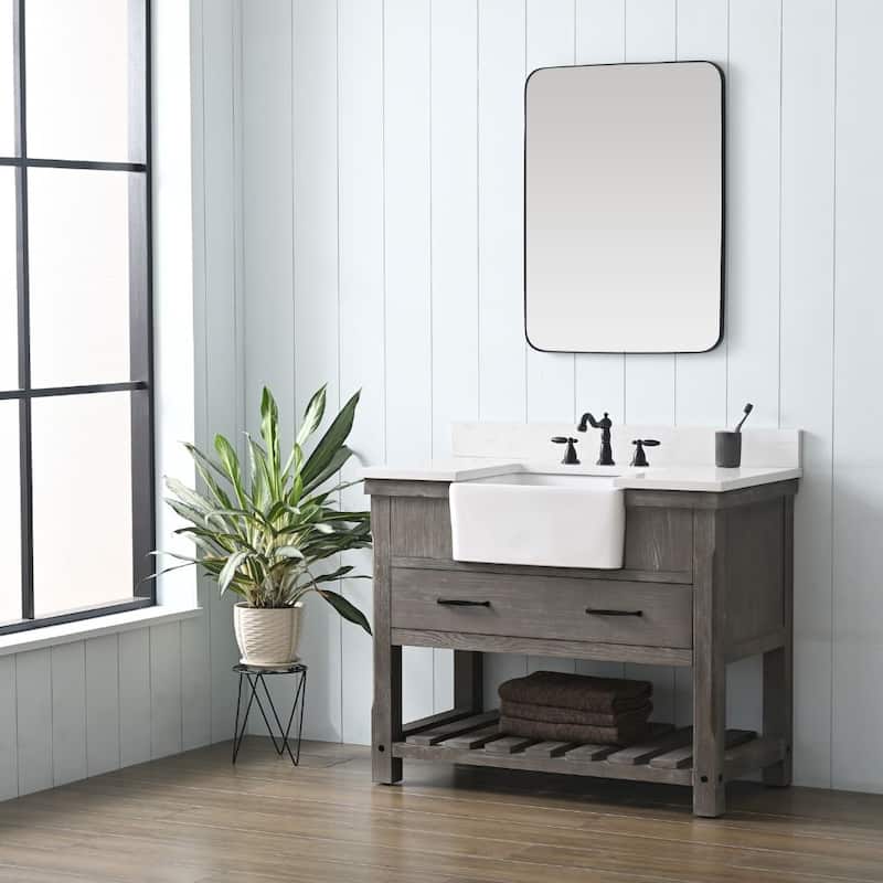 Sudio Design Bathroom Vanity Wesley Weathered Collection.