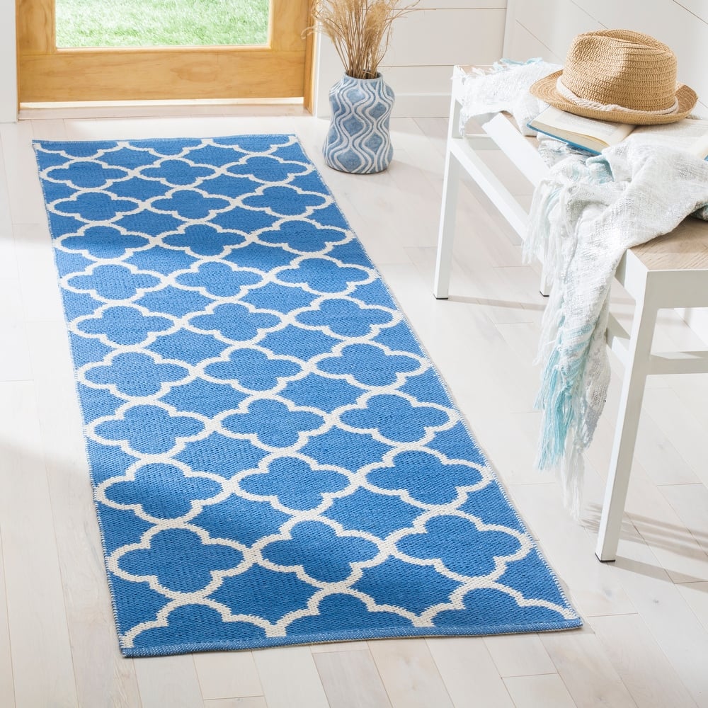 SAFAVIEH Handmade Flatweave Montauk Tristan Casual Cotton Rug