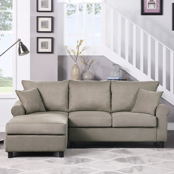 LShaped Sectional Sofa for Small Space Overstock 32620769
