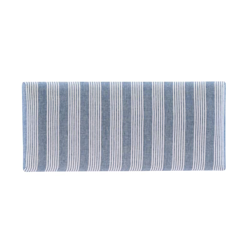 Barlow Upholstered Wood Seashell Entryway Bench