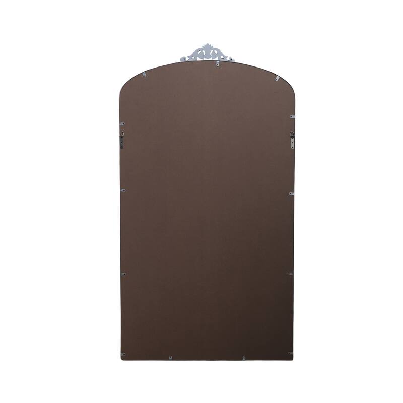 Classic Antique Arched Mirror Hanging or Leaning Against Wall